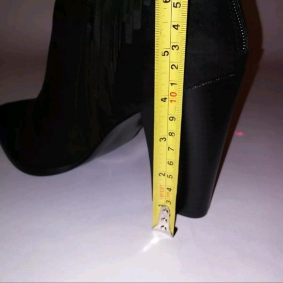 Kaiya Black Fringe Boots - Picture 8 of 8